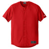 New Era Men's Scarlet Diamond Era Full-Button Jersey