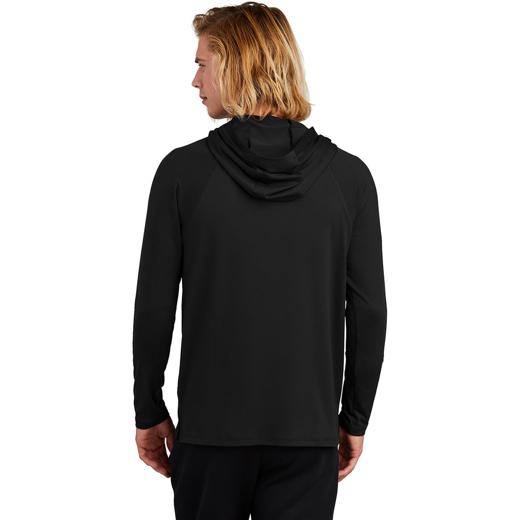 New Era Men's Black Power Long Sleeve Hoodie