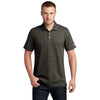 New Era Men's Black Twist Slub Polo