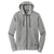 New Era Men's Shadow Grey Heather Tri-Blend Fleece Full Zip Hoodie