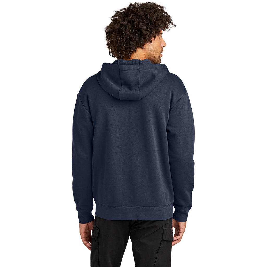 New Era Men's True Navy Heritage Fleece Full-Zip Hoodie