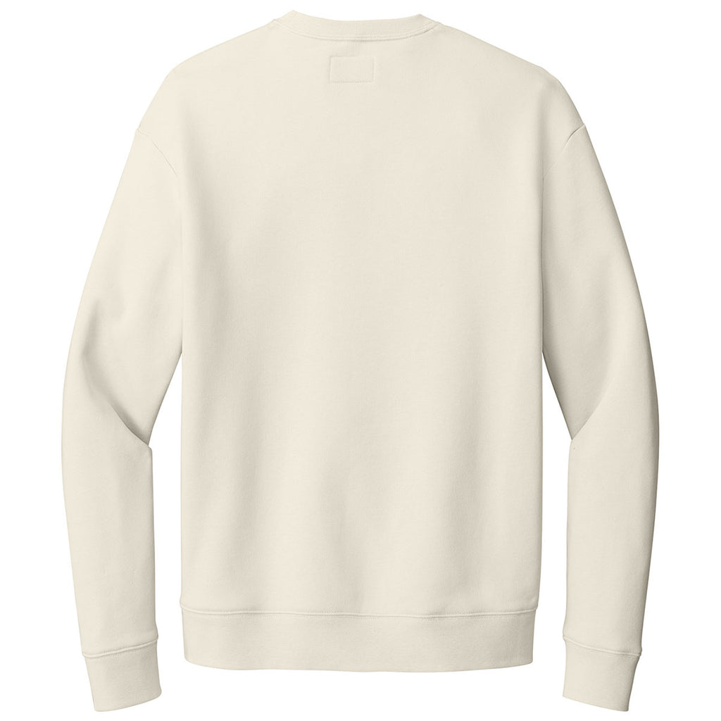 New Era Men's Soft Beige Heritage Fleece Pocket Crew