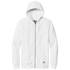 New Era Men's White Comeback Fleece Full-Zip Hoodie