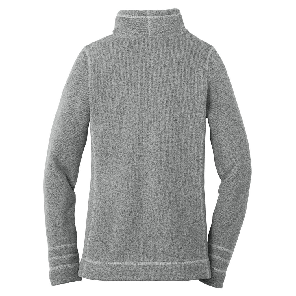 The North Face Women's Medium Grey Heather Sweater Fleece Jacket