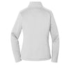 The North Face Women's Light Grey Heather Tech Quarter Zip Fleece