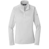 The North Face Women's Light Grey Heather Tech Quarter Zip Fleece