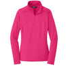 The North Face Women's Petticoat Pink Tech Quarter Zip Fleece