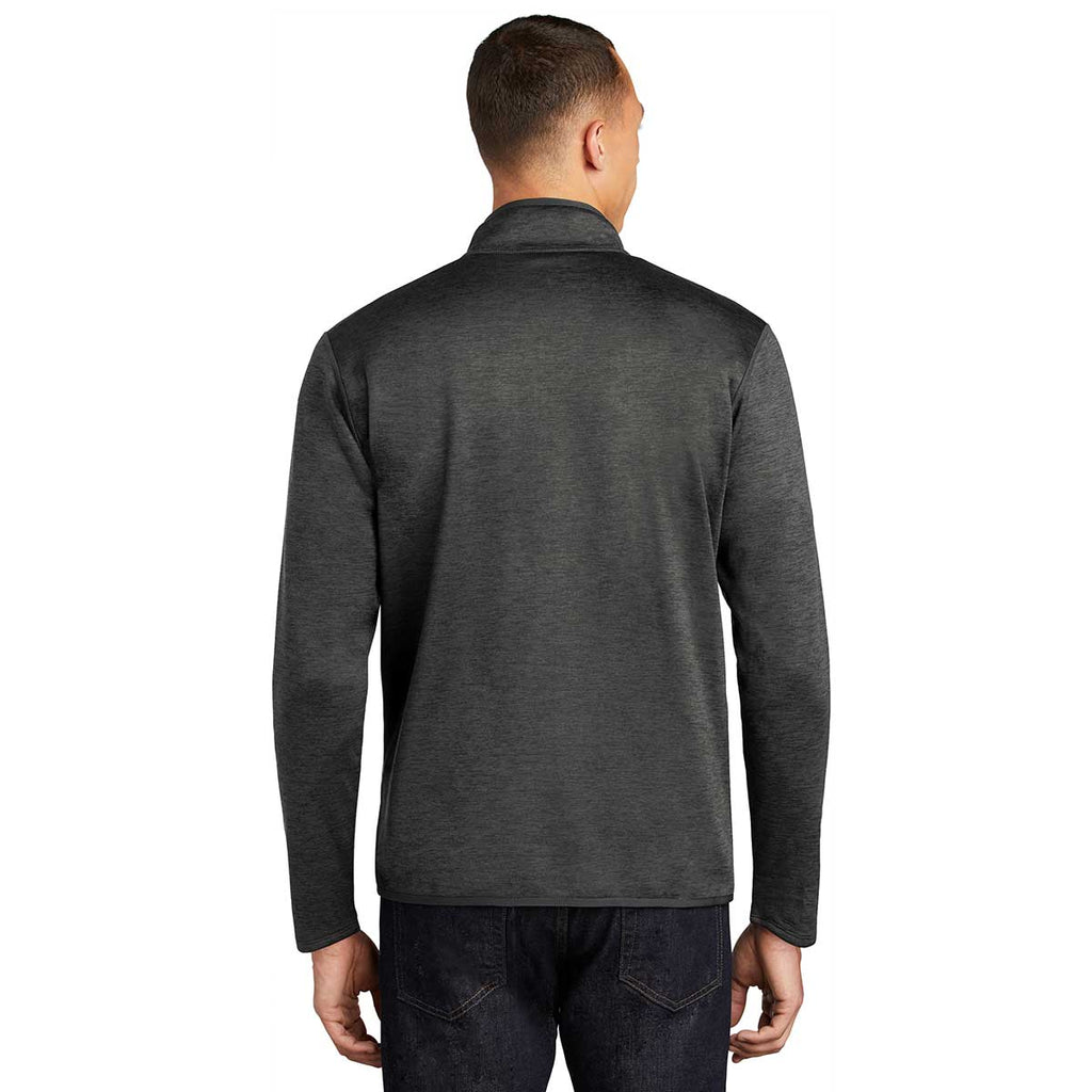 The North Face Men's Dark Grey Heather Skyline Full-Zip Fleece Jacket