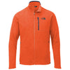 The North Face Men's Zion Orange Heather/Urban Navy Skyline Full-Zip Fleece Jacket