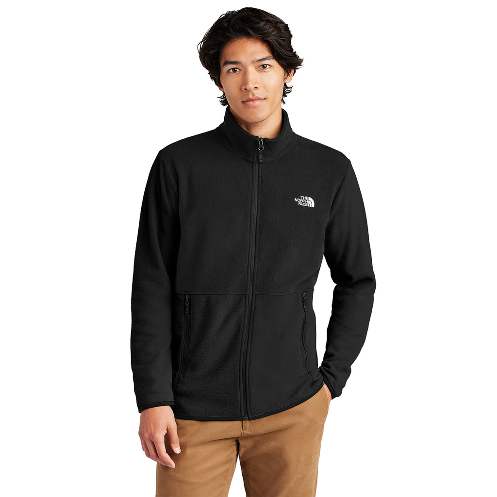 The North Face Men's TNF Black Glacier Full-Zip Fleece Jacket