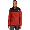 The North Face Women's Rage Red/ TNF Black Glacier 1/4-Zip Fleece