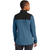 The North Face Women's Shady Blue/ TNF Black Glacier 1/4-Zip Fleece