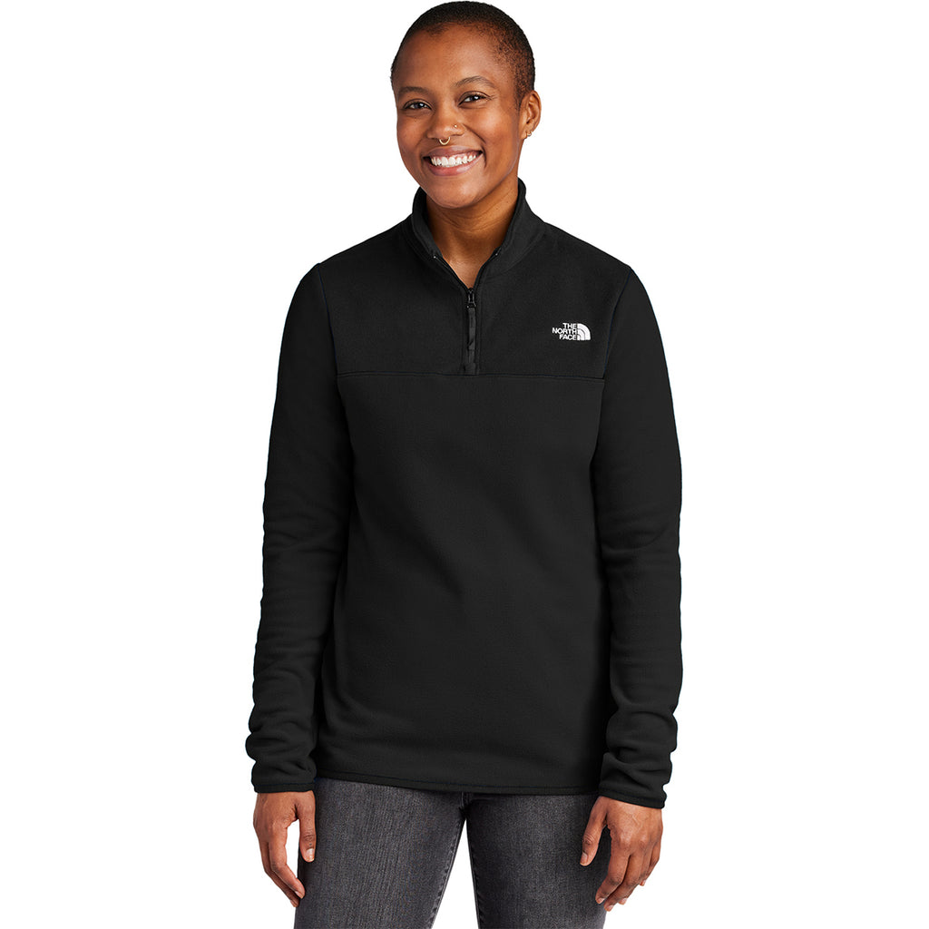 The North Face Women's TNF Black Glacier 1/4-Zip Fleece