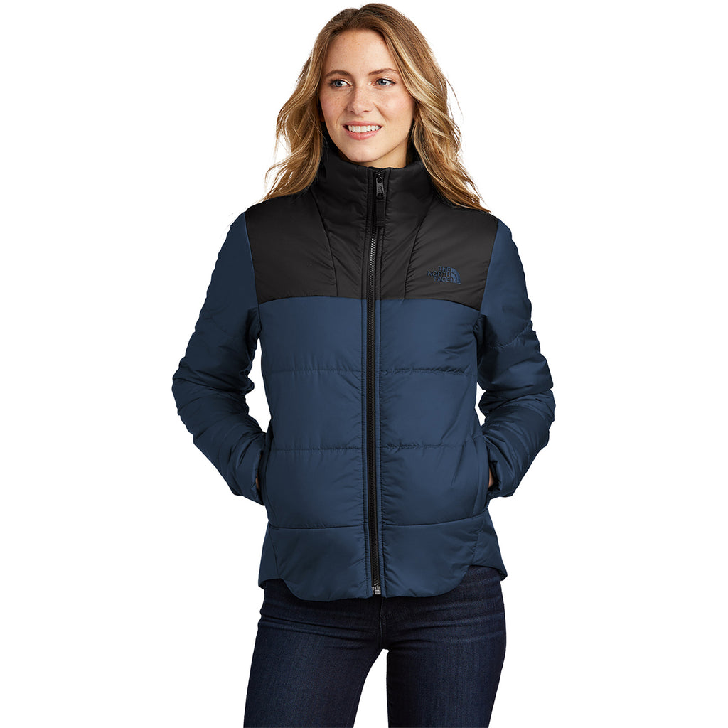 The North Face Women's Shady Blue Chest Logo Everyday Insulated Jacket