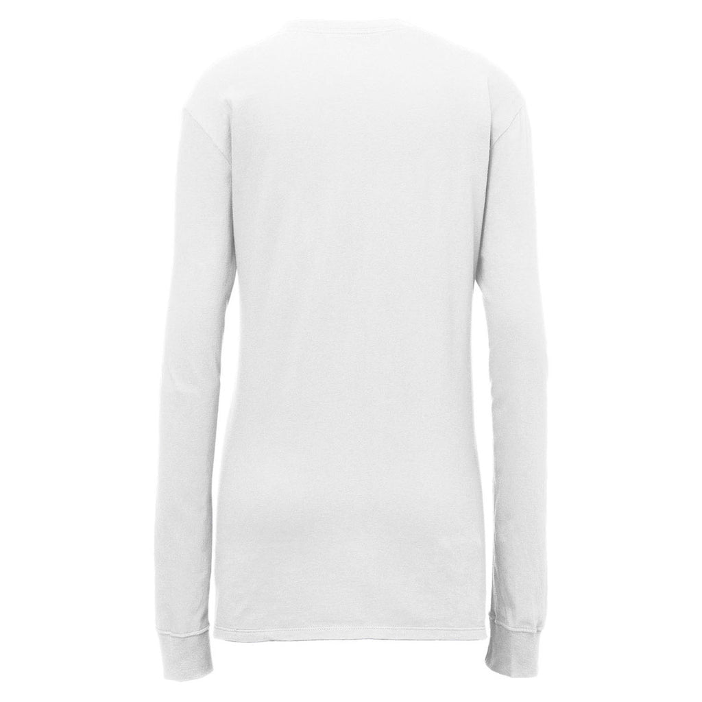 Nike Women's White Core Cotton Long Sleeve Tee