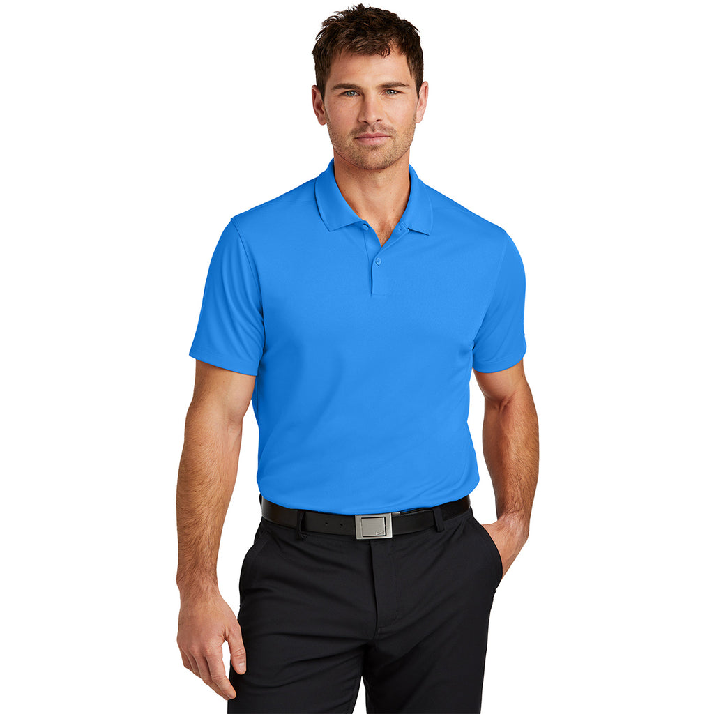 Nike Men's Light Photo Blue Victory Solid Polo