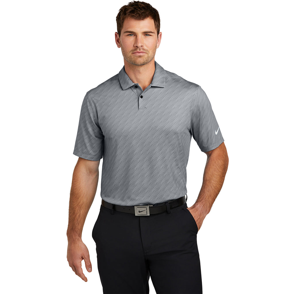 Nike Men's Cool Grey Vapor Dash Polo