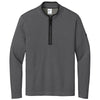 Nike Men's Dark Grey Textured 1/2 Zip Cover-UP