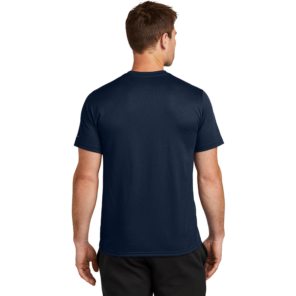 Nike Men's College Navy Swoosh Sleeve rLegend Tee