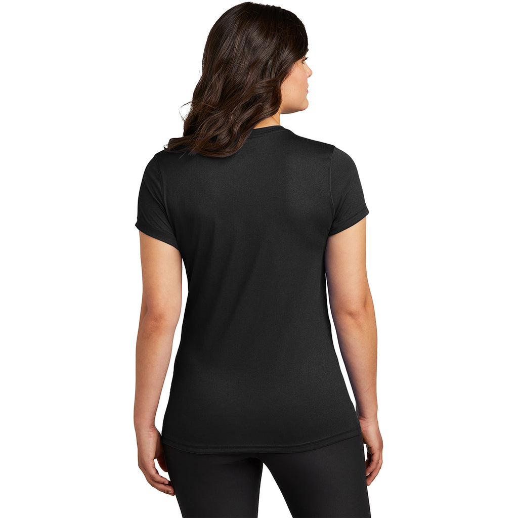 Nike Women's Black Swoosh Sleeve rLegend Tee