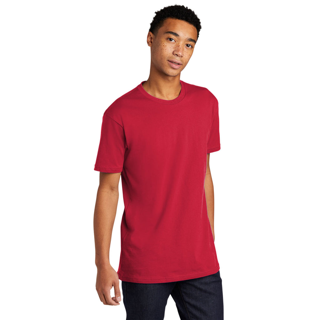 Next Level Unisex Red Cotton Tee