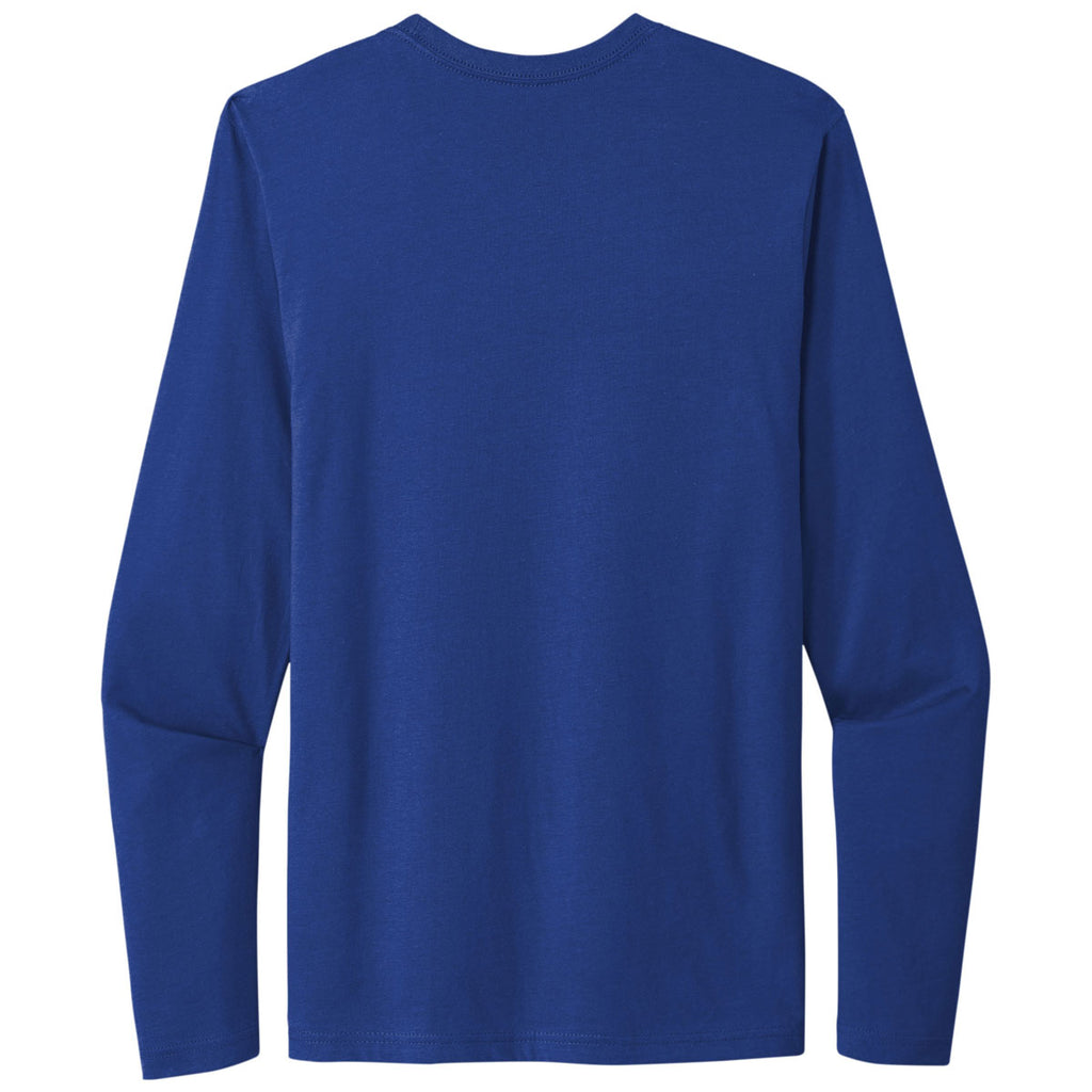 Next Level Men's Royal Cotton Long Sleeve Tee