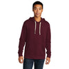 Next Level Unisex Maroon Beach Fleece Pullover Hoodie