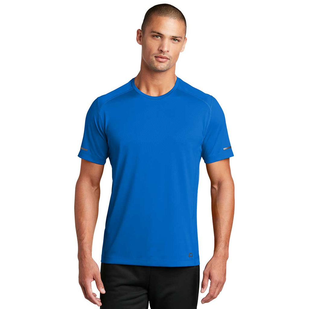 OGIO Endurance Men's Electric Blue Level Mesh Tee