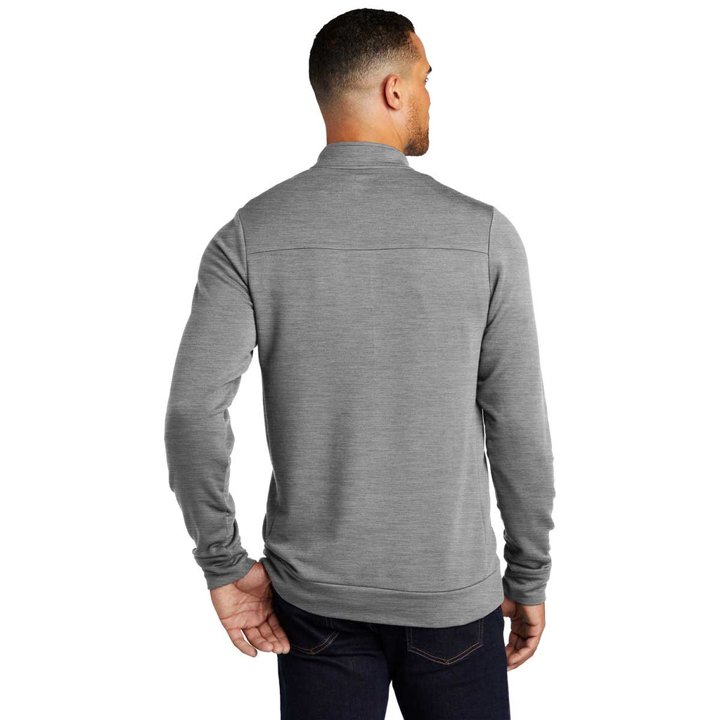 OGIO Men's Petrol Grey Heather Luuma Half Zip Fleece