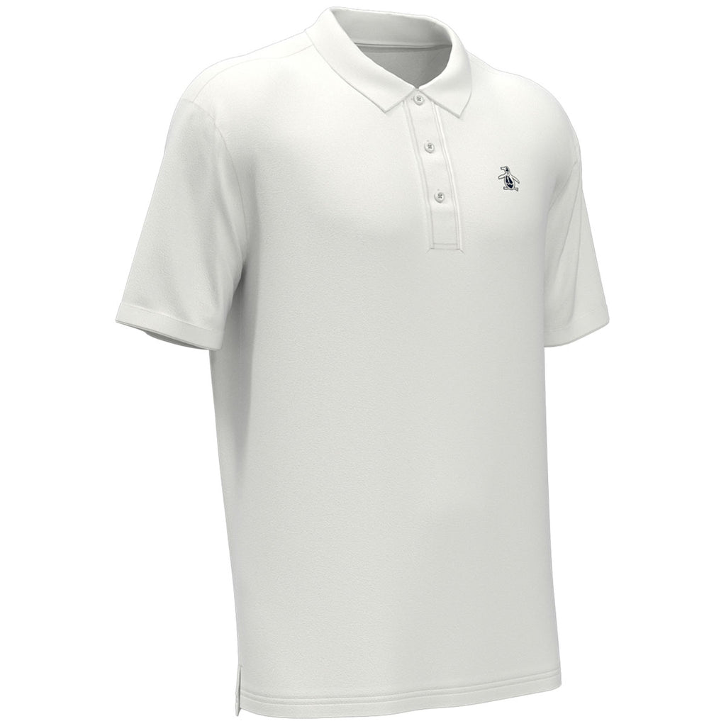 Original Penguin Men's Bright White Solid Polo