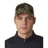 Adams Men's Jungle/ Camo 6-Panel Pigment-Dyed Distressed Trucker Cap