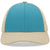 Pacific Headwear Beige/Teal/Beige Low-Pro Trucker Cap