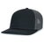 Pacific Headwear Black/Graphite/BlackContrast Stitch Trucker Pacflex Snapback Cap