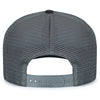 Pacific Headwear Black/Graphite/BlackContrast Stitch Trucker Pacflex Snapback Cap