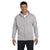 Hanes Men's Light Steel 7.8 oz. EcoSmart 50/50 Full-Zip Hood