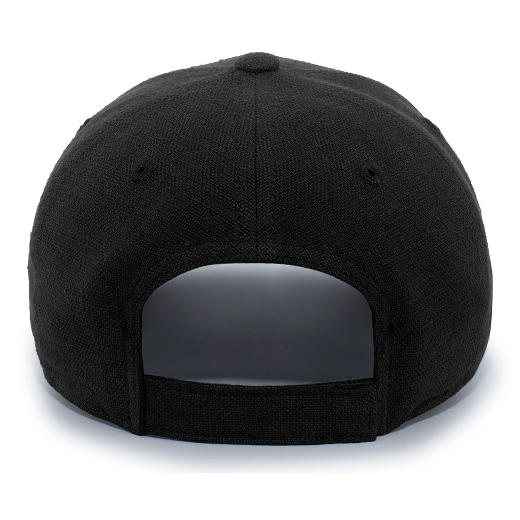 Pacific Headwear Black Hemp Dad Cap