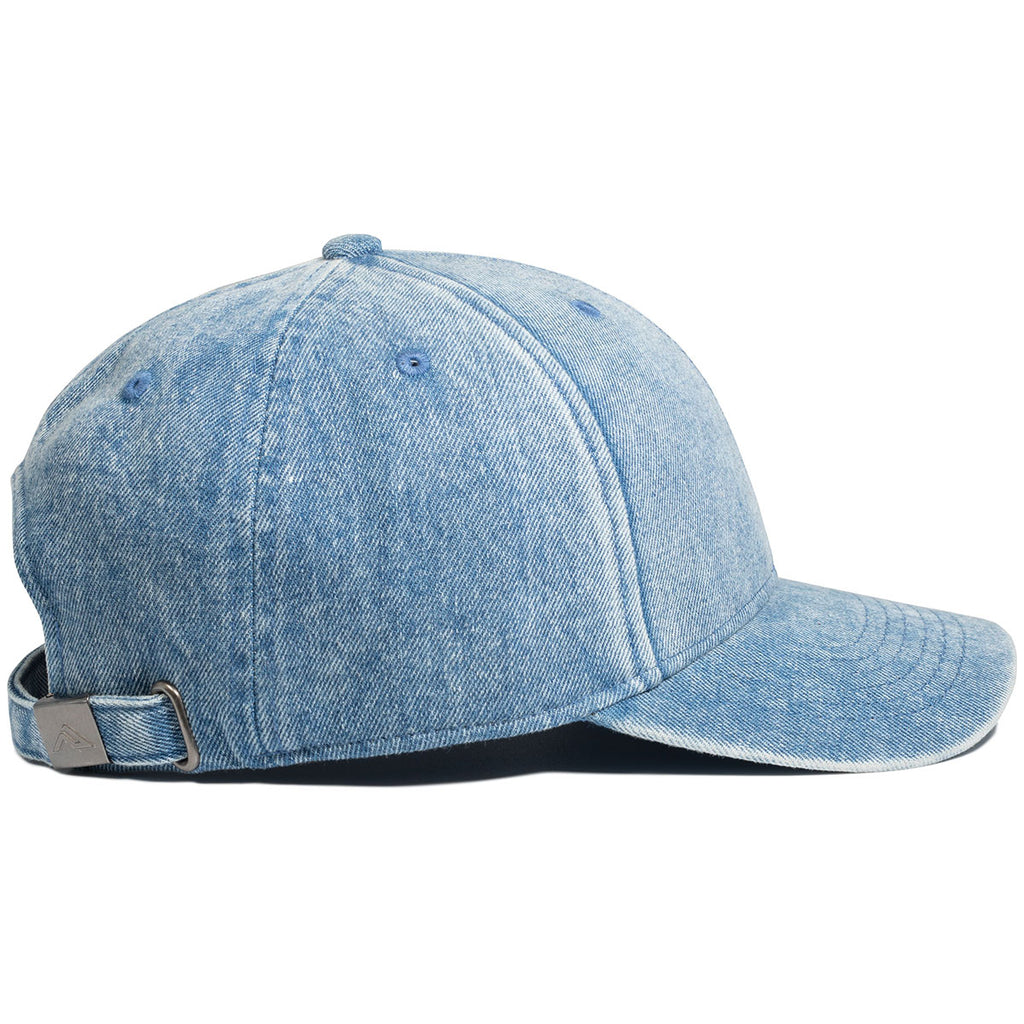 Pacific Headwear Medium Wash Hybrid Denim Dad Cap