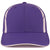 Pacific Headwear Purple/White Coolcore Sildline Snapback Cap