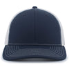 Pacific Headwear Navy/White/Navy Air Mesh Sidline Cap