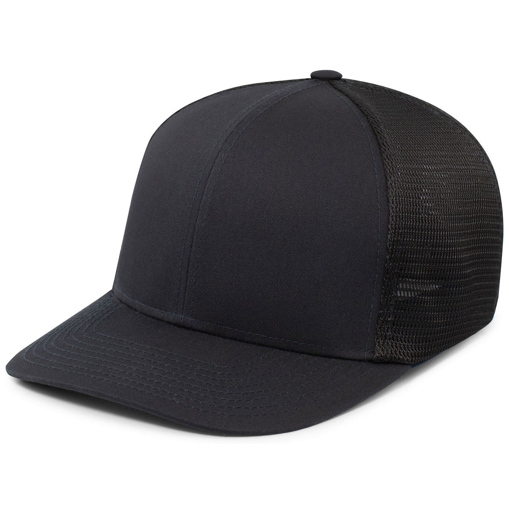 Pacific Headwear Navy Fusion Trucker Cap