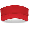 Pacific Headwear Red/White Perforated Coolcore Visor