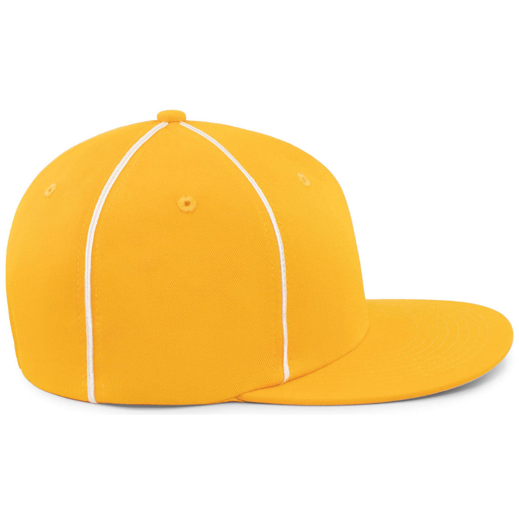 Pacific Headwear Gold/White Momentum Team Cap