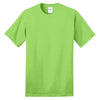 Port & Company Men's Lime Ring Spun Cotton Tee