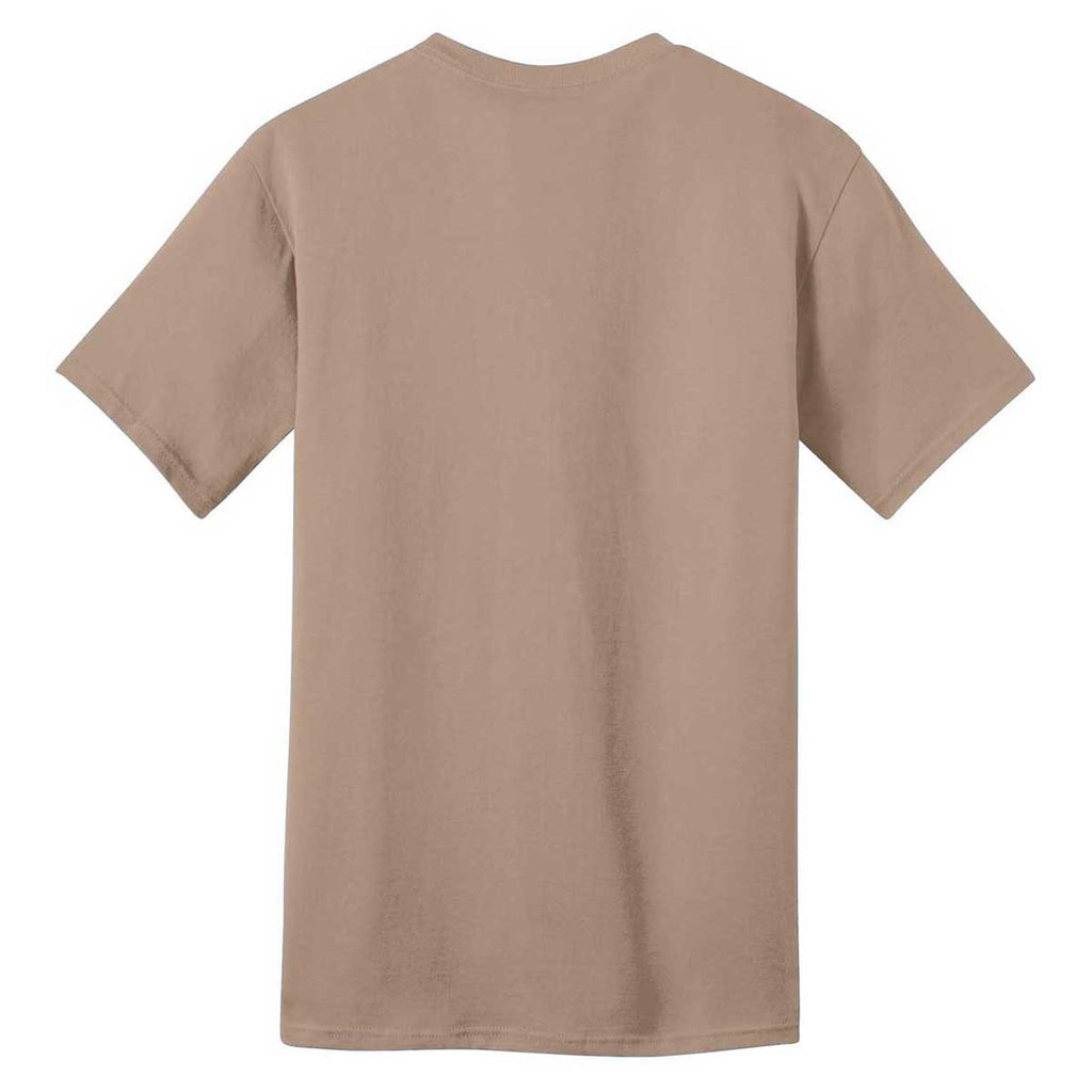 Port & Company Men's Sand Ring Spun Cotton Tee