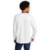 Port & Company Men's White Tri-Blend Long Sleeve Tee