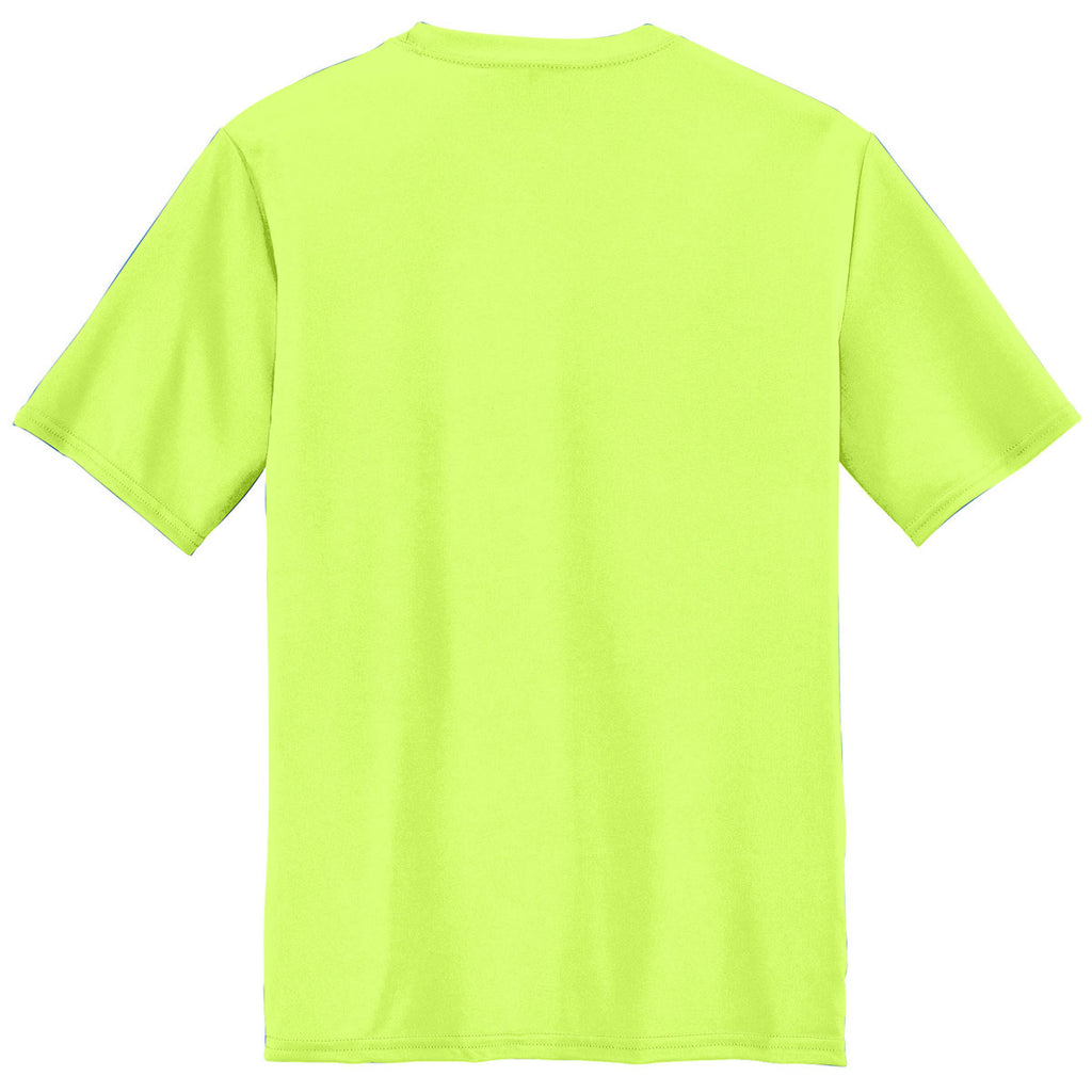 Port & Company Men's Neon Yellow Performance Tee