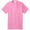 Port & Company Men's Candy Pink Cotton Tee