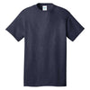 Port & Company Men's Heather Navy Core Cotton Tee