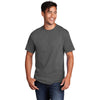 Port & Company Men's Charcoal Core Cotton DTG Tee