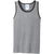 Port & Company Men's Athletic Heather/Jet Black Core Cotton Tank Top